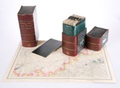 A SET OF CANVAS BACKED ORDNANCE SURVEY FOLDING MAPS OF GREAT BRITAIN