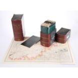 A SET OF CANVAS BACKED ORDNANCE SURVEY FOLDING MAPS OF GREAT BRITAIN