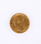 EDWARD VII, 1907, HALF SOVEREIGN