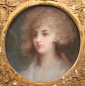 ATTRIBUTED TO JOHN RUSSELL (1745-1806), PORTRAIT OF A YOUNG LADY