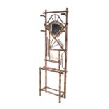 A CHINESE BAMBOO HALLSTAND