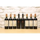 8 BOTTLES LOT OF ERRAZURIZ SINGLE VINEYARD AND THE UNIQUE “KAI” CARMENERE