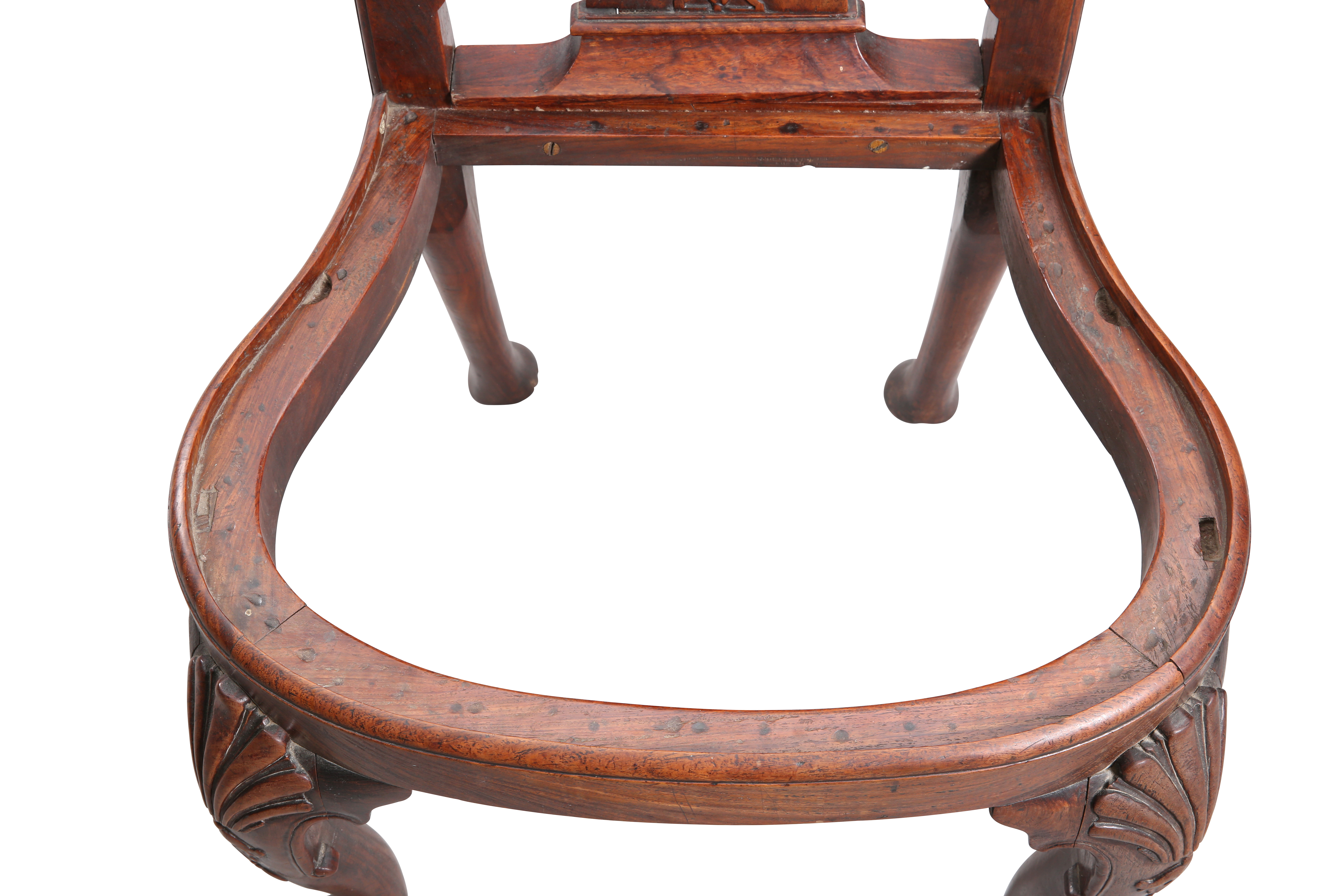 A PAIR OF CHINESE EXPORT PADOUK CHAIRS - Image 8 of 24