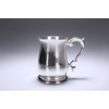 A GEORGE II SILVER TANKARD, EDWARD POCOCK, LONDON 1735