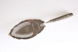 A GEORGE III SILVER FISH SLICE, HENRY CHAWNER, LONDON 1791