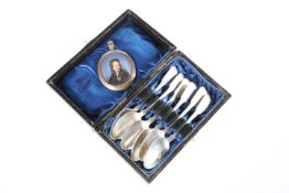 A SET OF SIX WILLIAM IV SCOTTISH SILVER TEASPOONS, EDINBURGH 1831