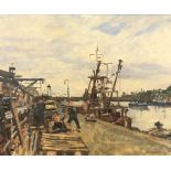 KEN HOWARD (BORN 1932), HARBOUR SCENE