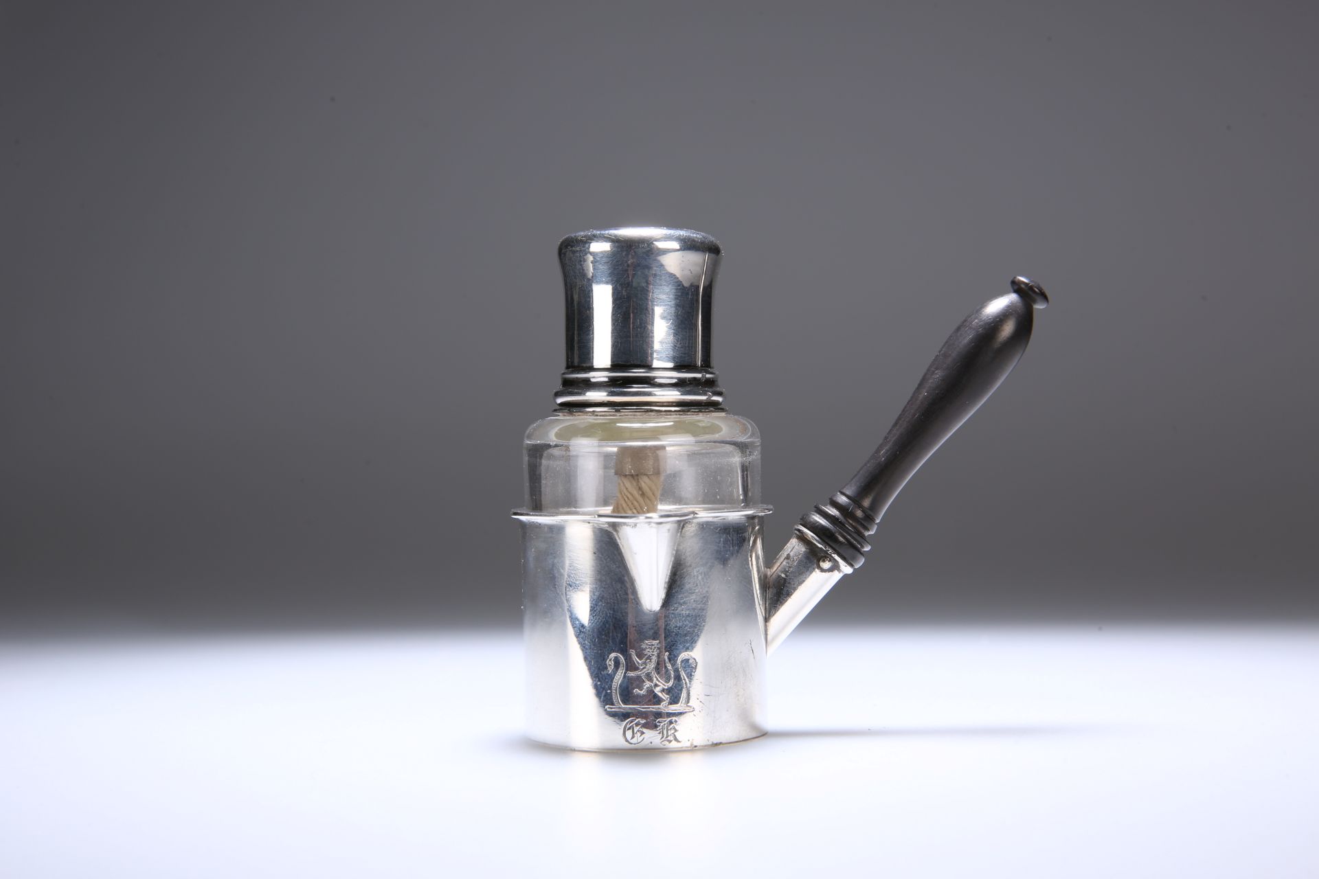 AUSTRALIAN INTEREST: A VICTORIAN SILVER NOVELTY TABLE LIGHTER