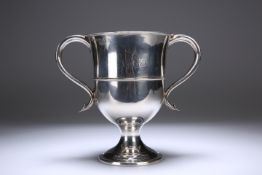 A GEORGE III SILVER TWO-HANDLED CUP, NATHANIEL SMITH & CO