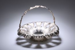 A STRIKING WILLIAM IV SILVER BASKET, WILLIAM BATEMAN II, LONDON 1832