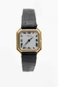 LADY'S 18CT GOLD ASPREY STRAP WATCH