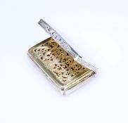 AN EARLY VICTORIAN SILVER VINAIGRETTE, EDWARD SMITH, BIRMINGHAM 1838