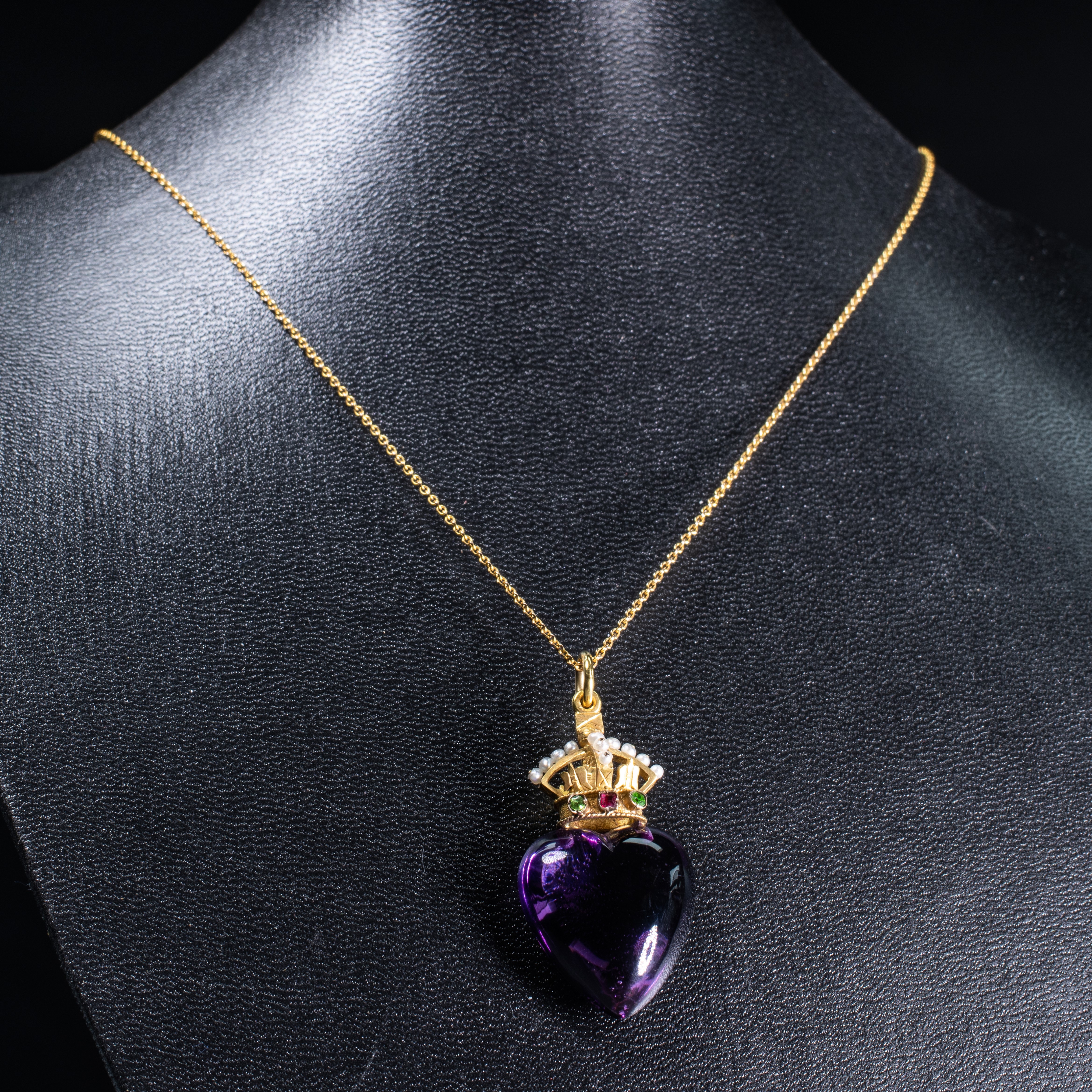 A VICTORIAN AMETHYST PENDANT - Image 3 of 4
