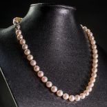 A CULTURED PEARL NECKLACE