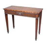 AN ADAM REVIVAL MAHOGANY CONSOLE TABLE