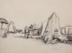 PHILIP NAVIASKY (1894-1983), "THE GYPSY ENCAMPMENT"