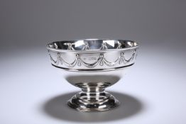 A GEORGE V SILVER BOWL