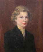 REV. ARTHUR BENJAMIN BATEMAN (1883-1970), PORTRAIT OF MRS ERIC COX