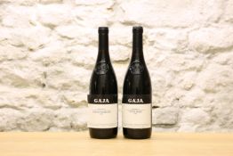 2 BOTTLES GAJA ESTATE ITALIAN BARBARESCO VINTAGE 1986