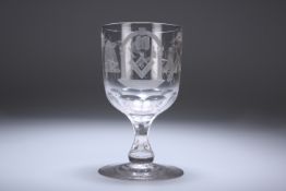 MASONIC INTEREST: A 19TH CENTURY RUMMER