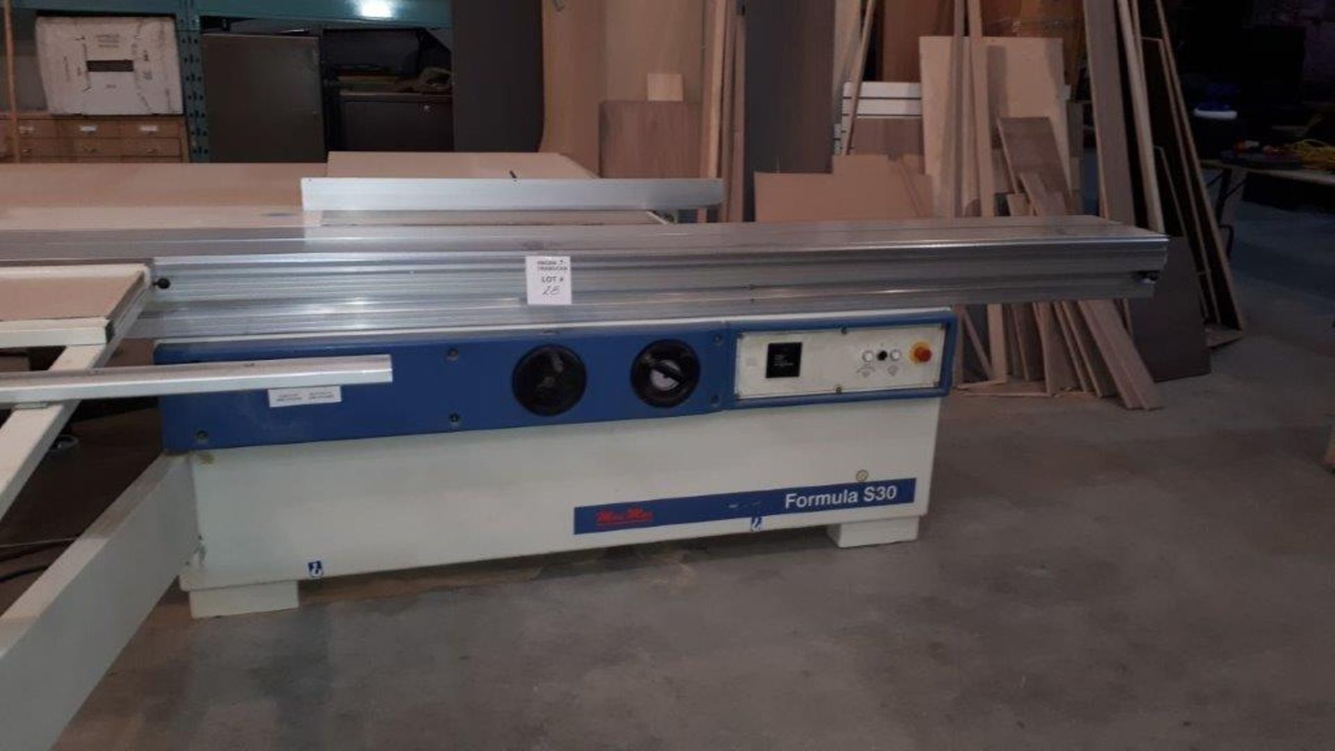 MIN MAX Sliding Panel Table Saw, mod: Formula S30