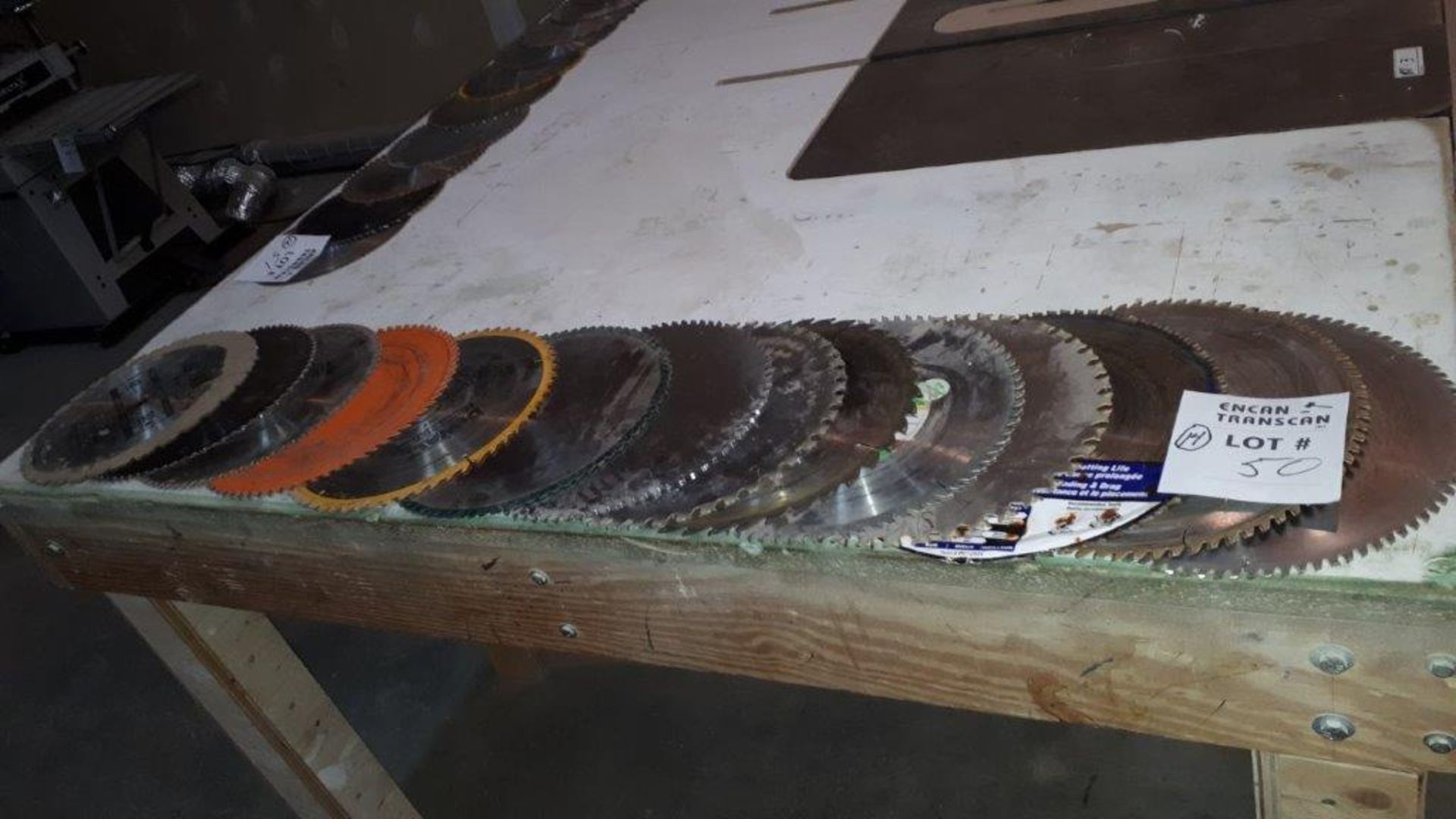 LOT: (14) Assorted Saw Blades