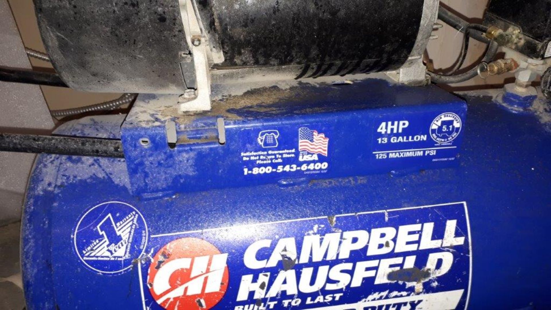 CAMBELL HAUSFELD Air Compressor, 4HP - Image 2 of 2