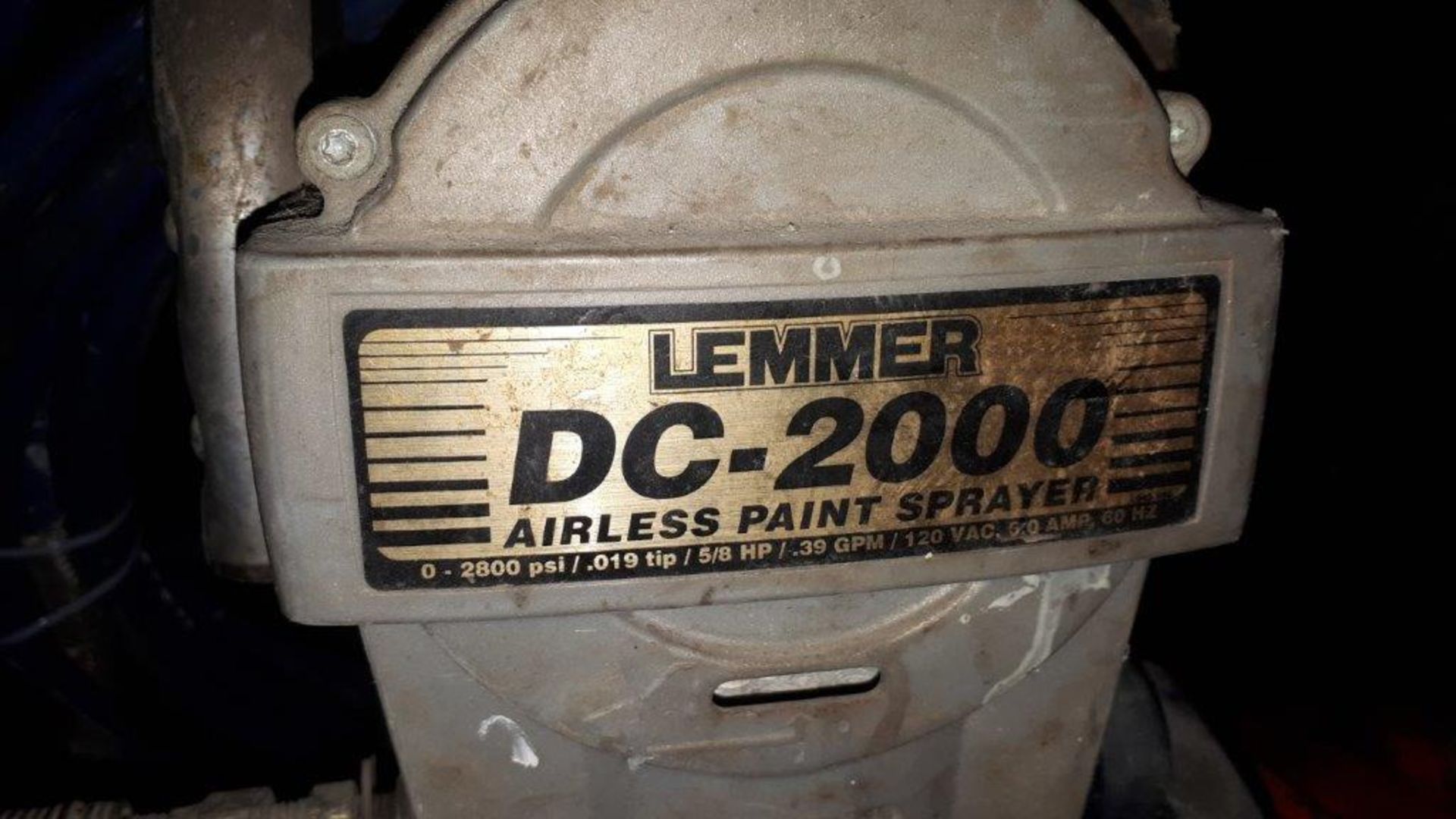 Lemmer DC-2000 Airless paint sprayer - Image 2 of 2