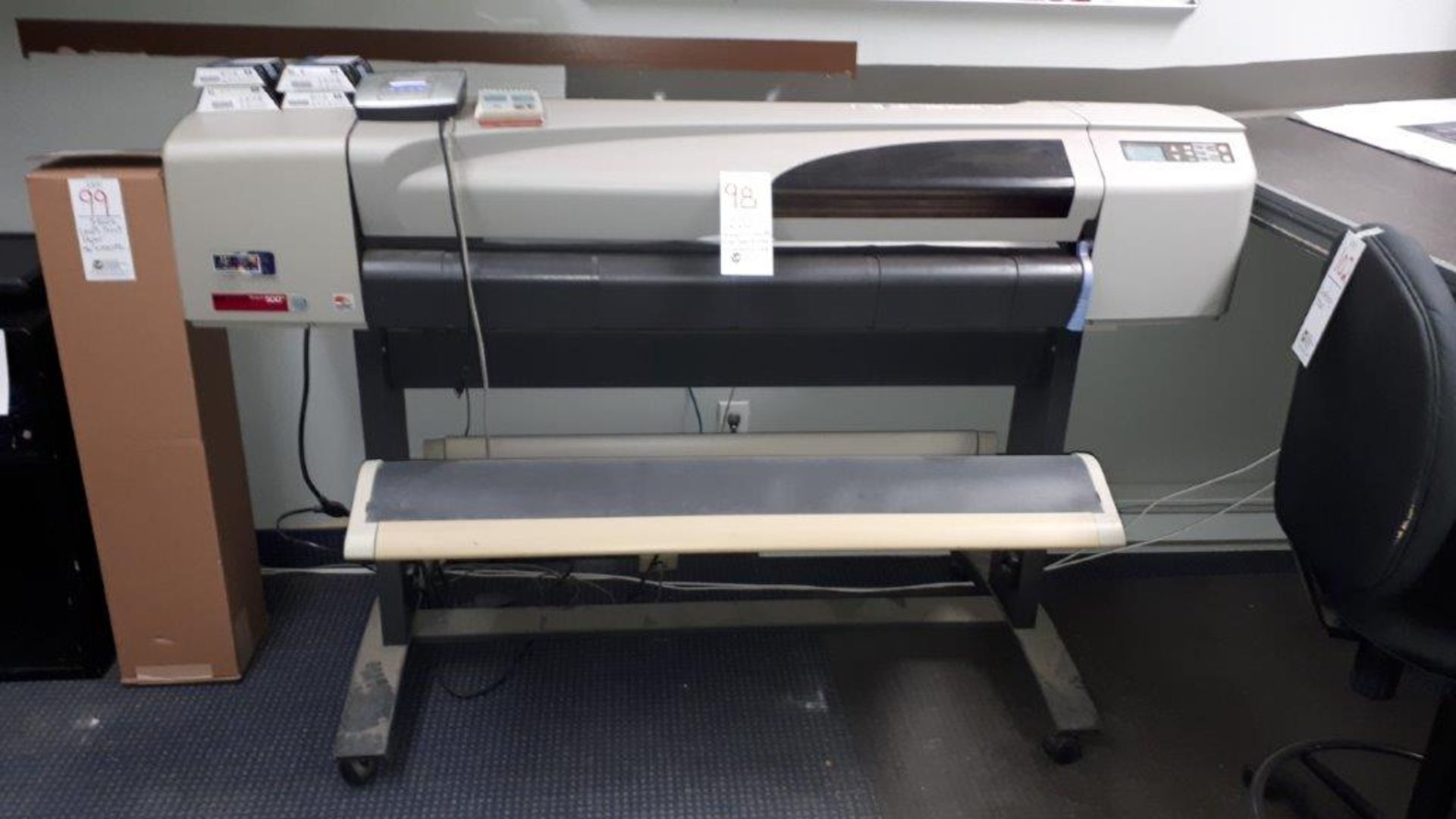 HEWLETT PACKARD DesignJet 500PS large scale printer w/Lexmark & inks