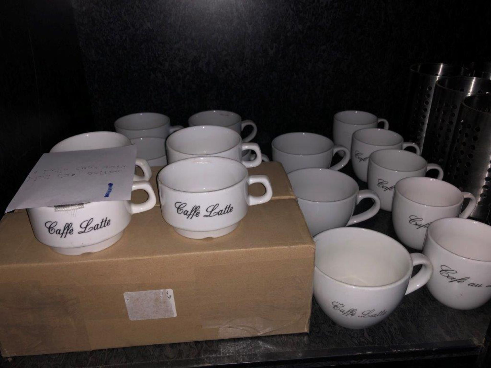 1-Lot (28) Coffee & latte cups assorted