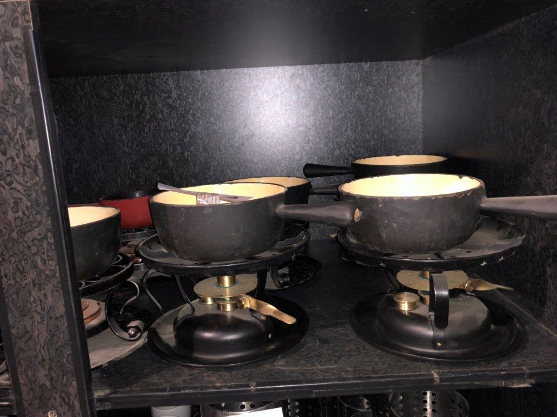 Assorted fondue sets
