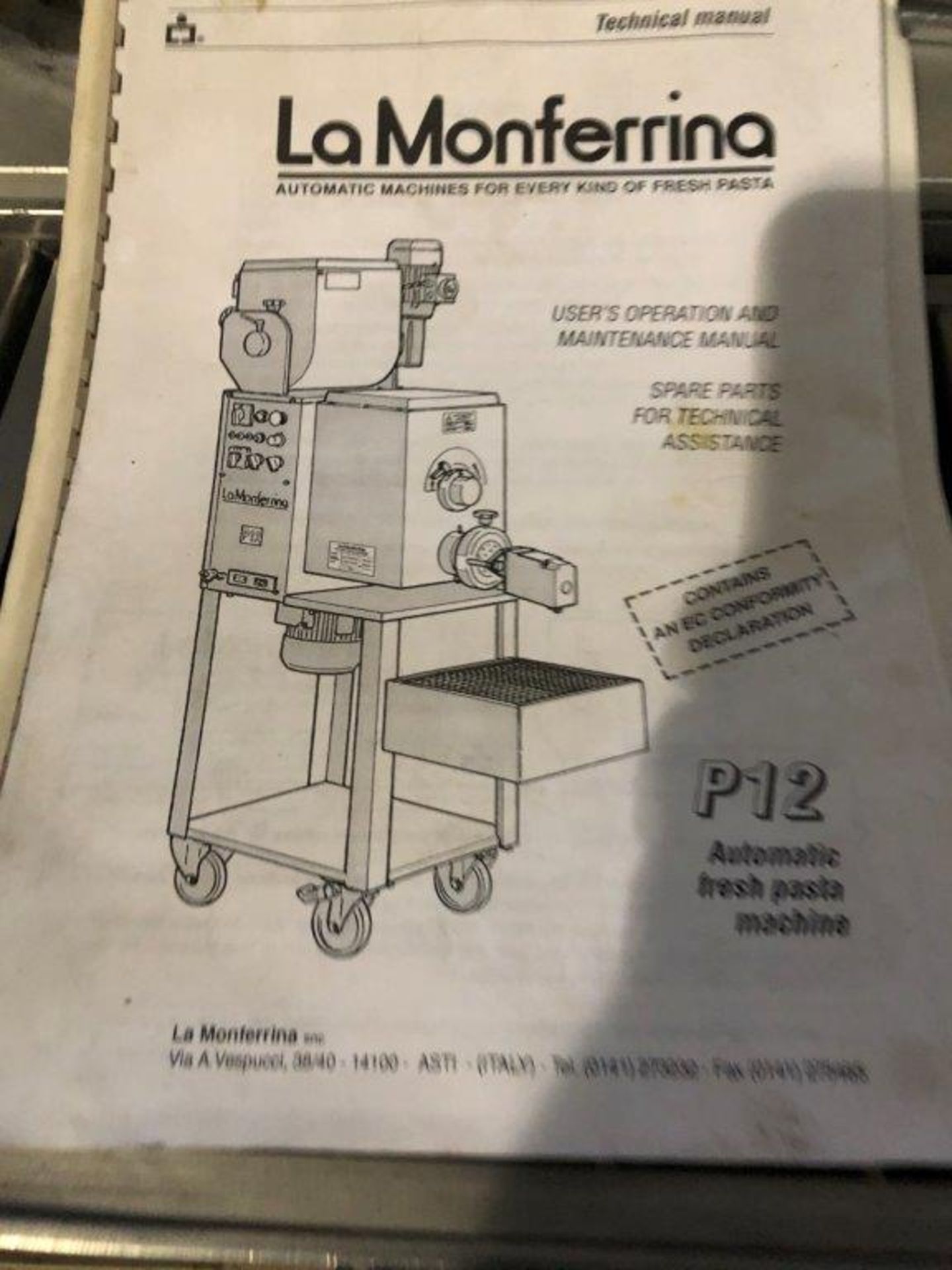 La Monferina P12 automatic fresh pasta machine - Image 3 of 3