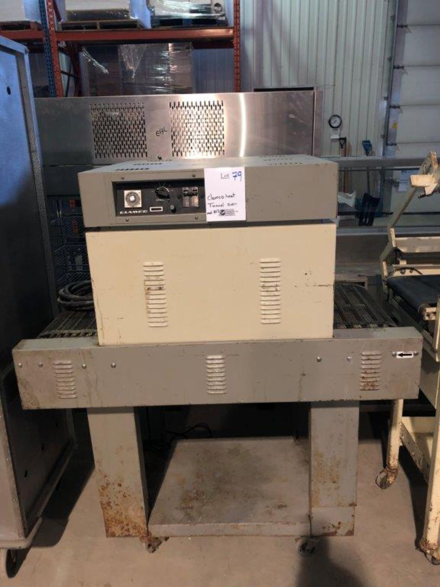 Clamco heat tunnel oven,model:852