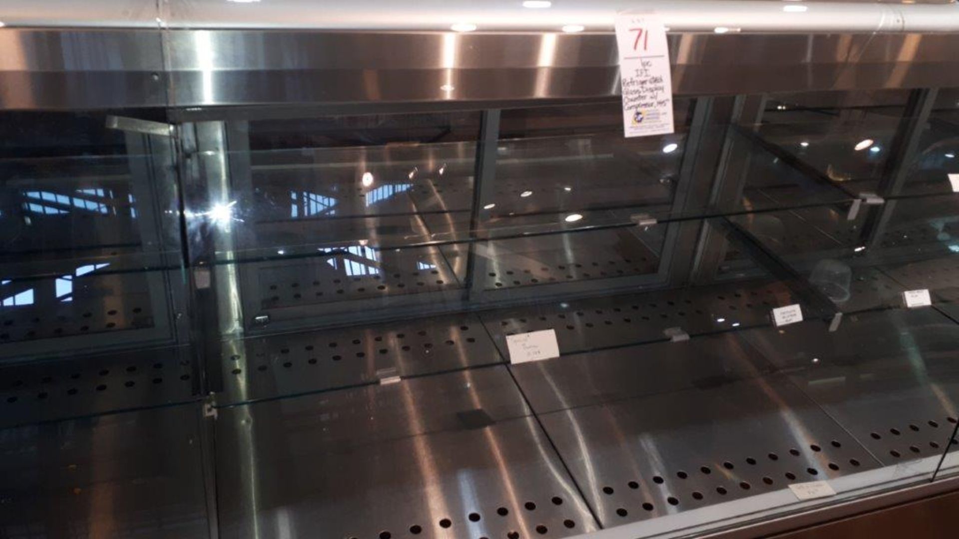 IFI Refrigerated glass display counter w/compressor,145” - Image 2 of 3