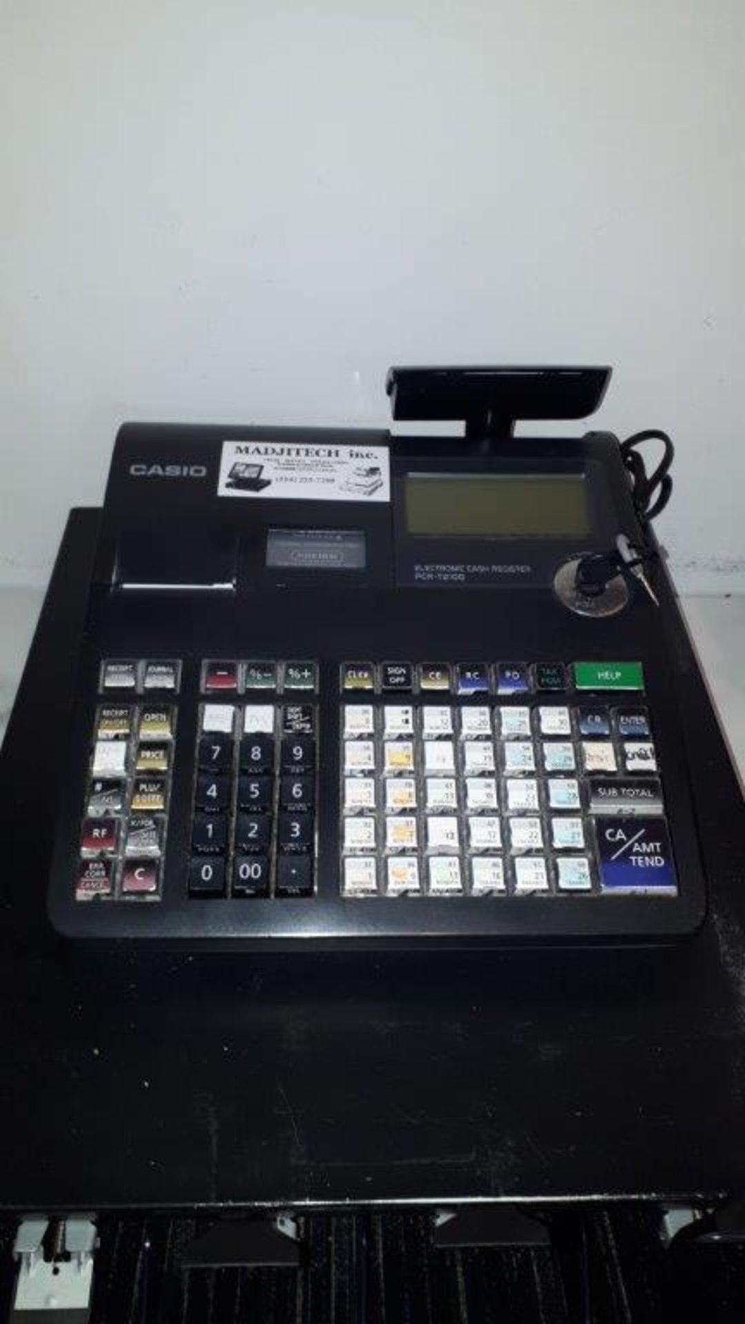 PCR-T2100 Cash register Casio - Image 2 of 2