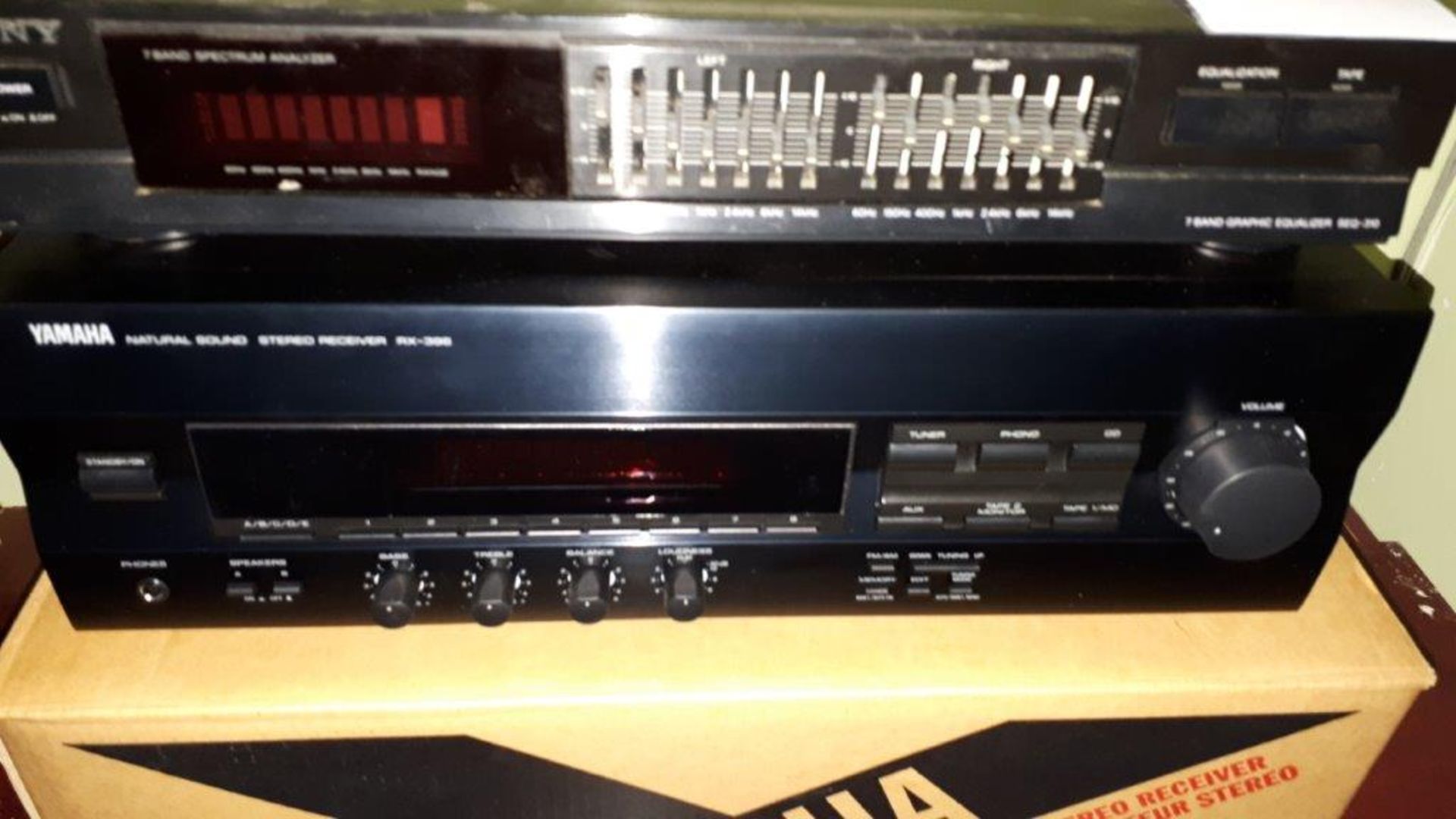 Sony SEQ-310 equalizer & Yamaha RX-396 receiver - Image 2 of 2