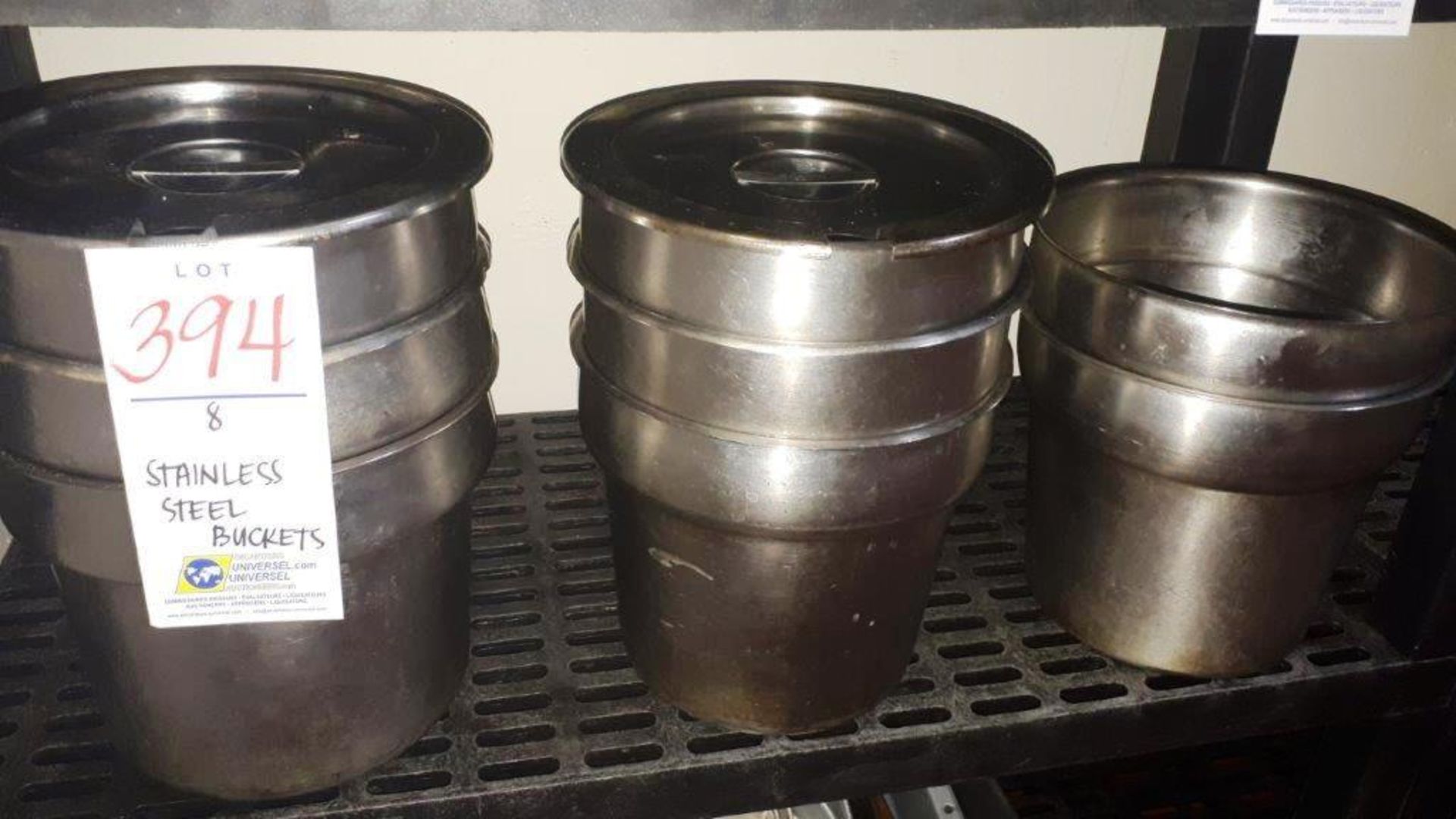 Stainless steel buckets