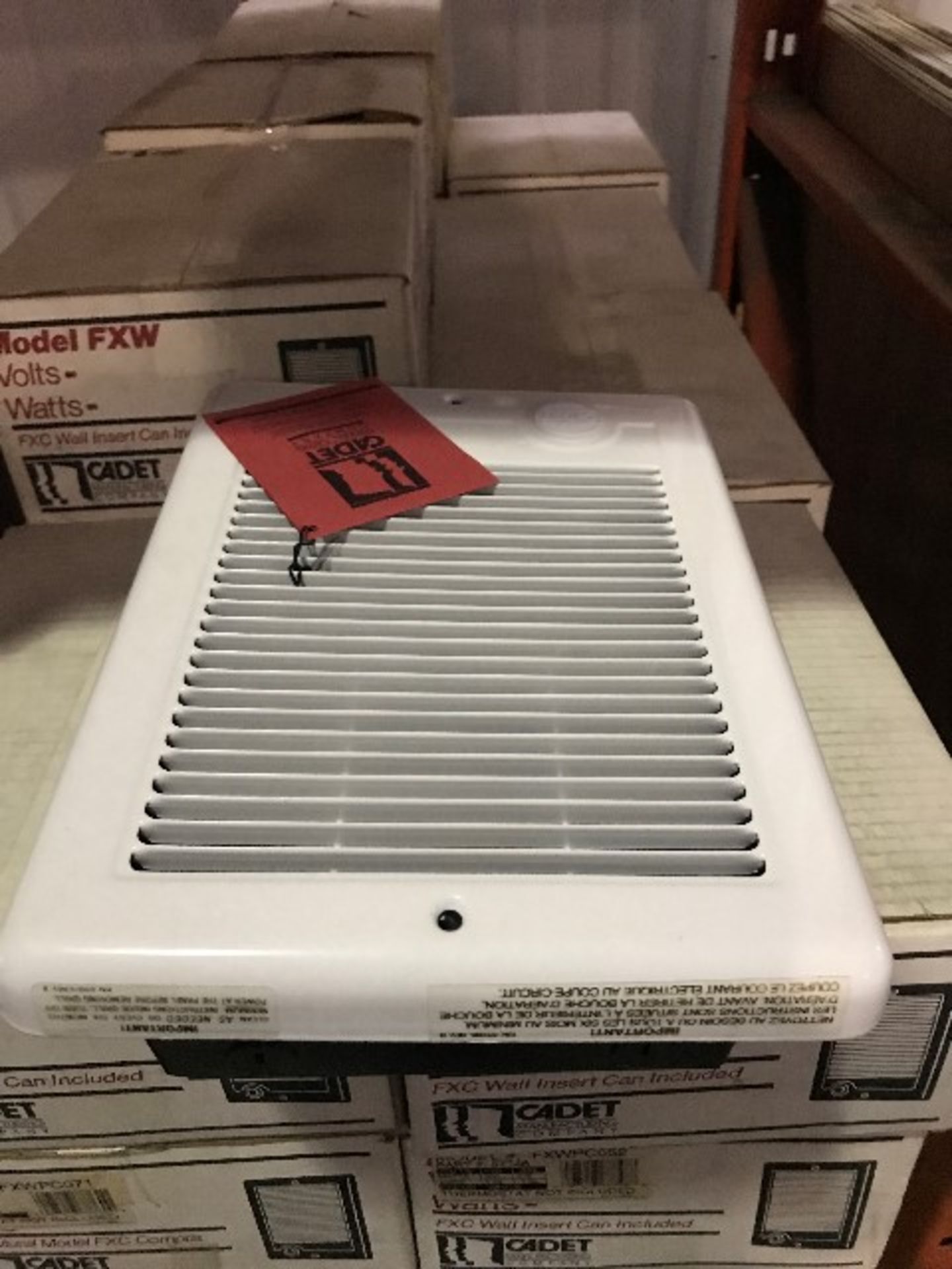 Wall fan heaters (x 32pcs)