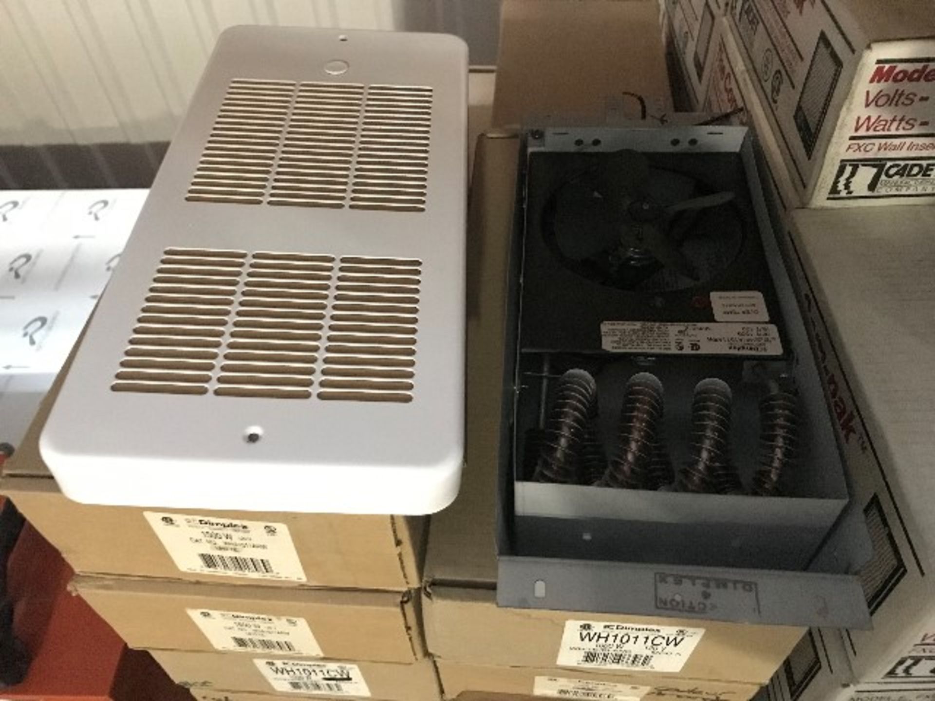 Wall fan heaters (x 19pcs)