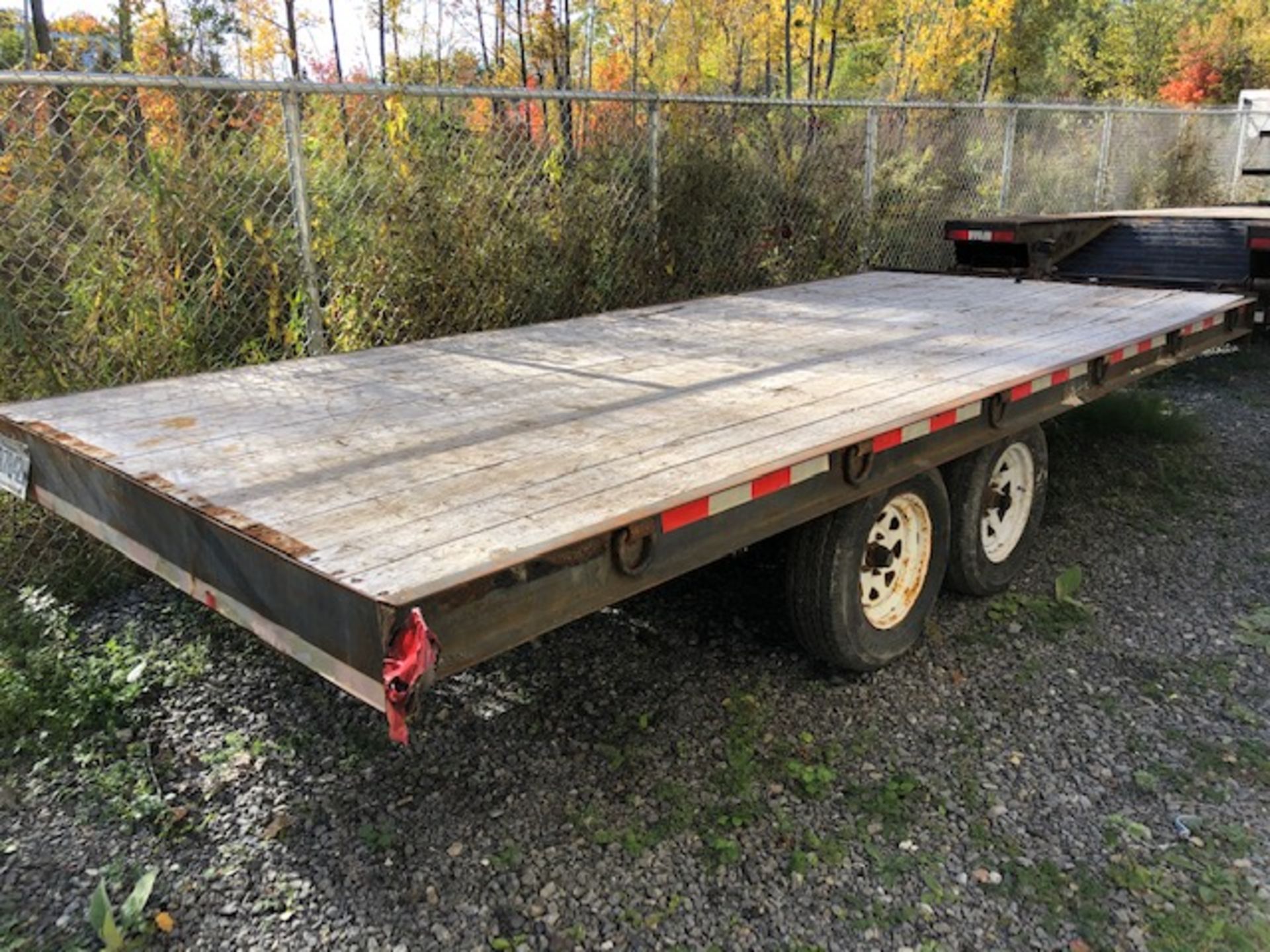 16’ X 7’ Flatbed Trailer w/hitch attachment 39” - Image 2 of 2