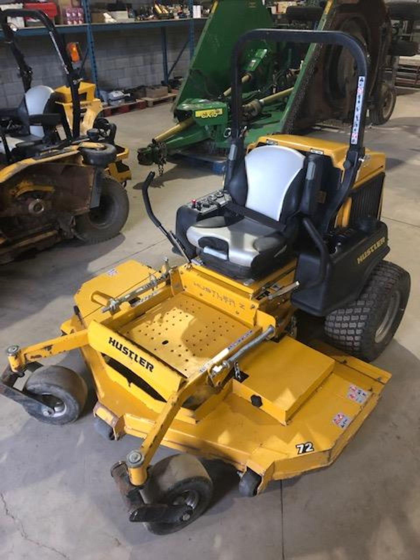 (2017) Hustler Diesel Z 72” Diesel heavy duty wide area mower w/acc.