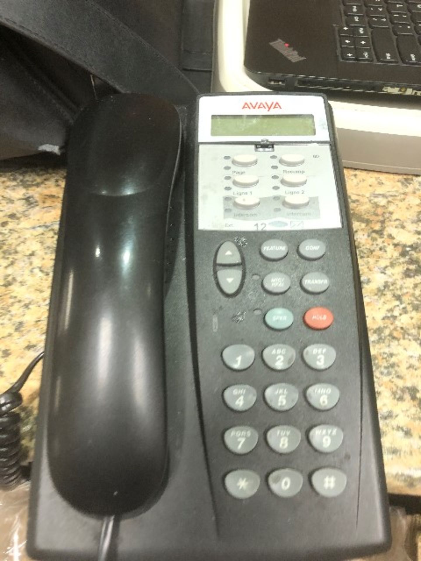 Avaya Phone System mod:103G16A w/backup module and 4 telephones - Image 2 of 6