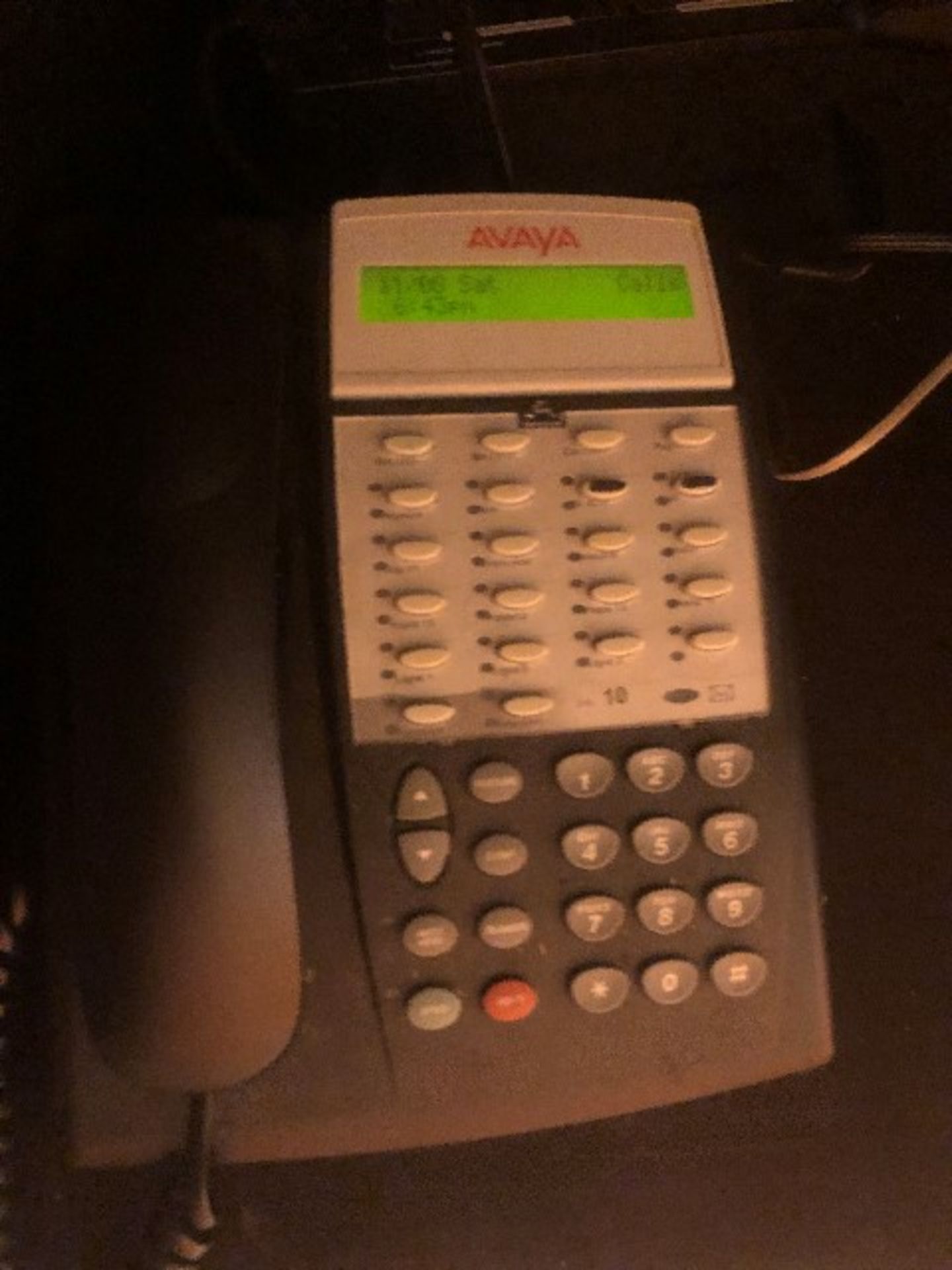 Avaya Phone System mod:103G16A w/backup module and 4 telephones - Image 3 of 6