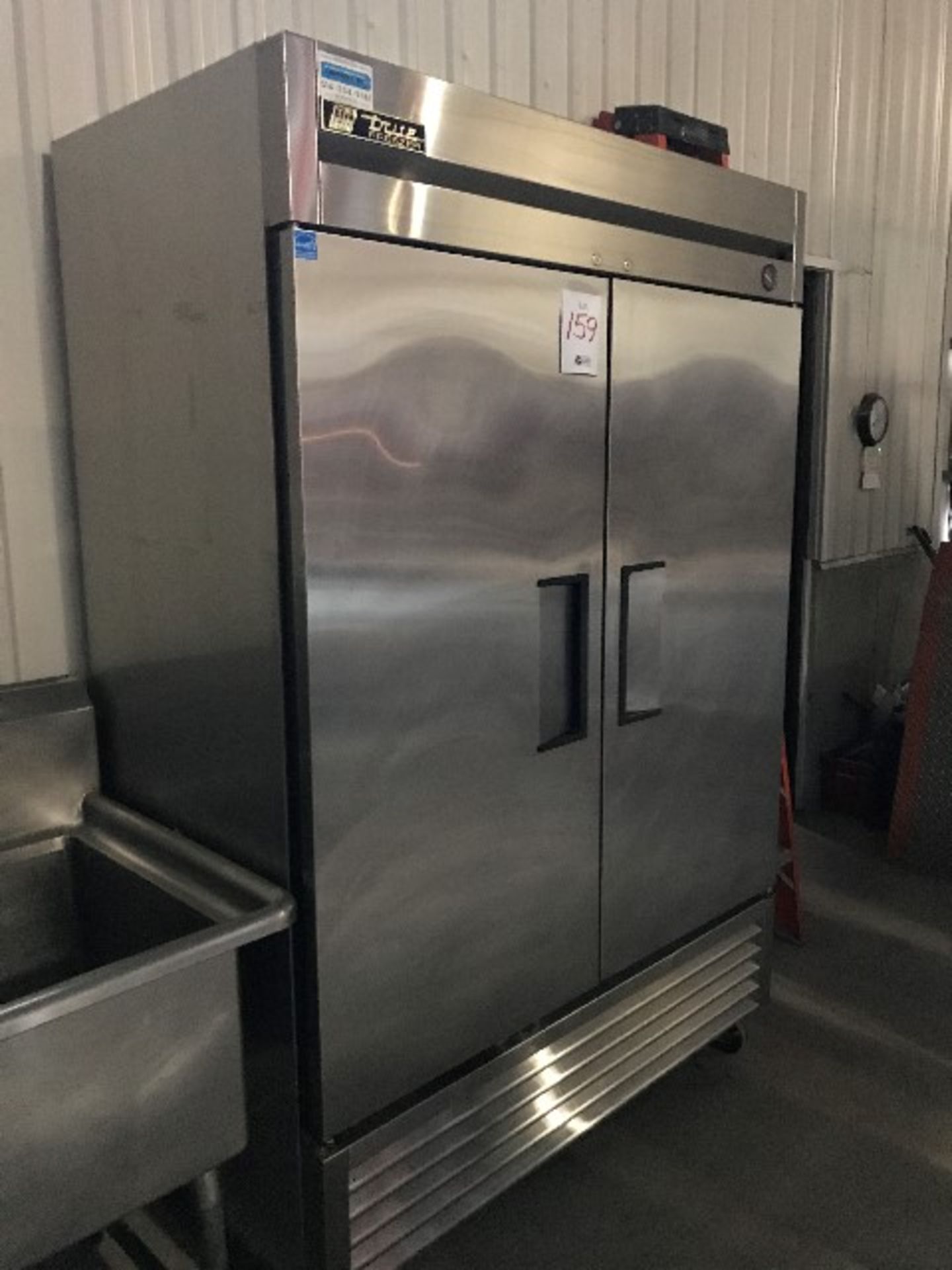 True T-49F stainless steel dual section freezer