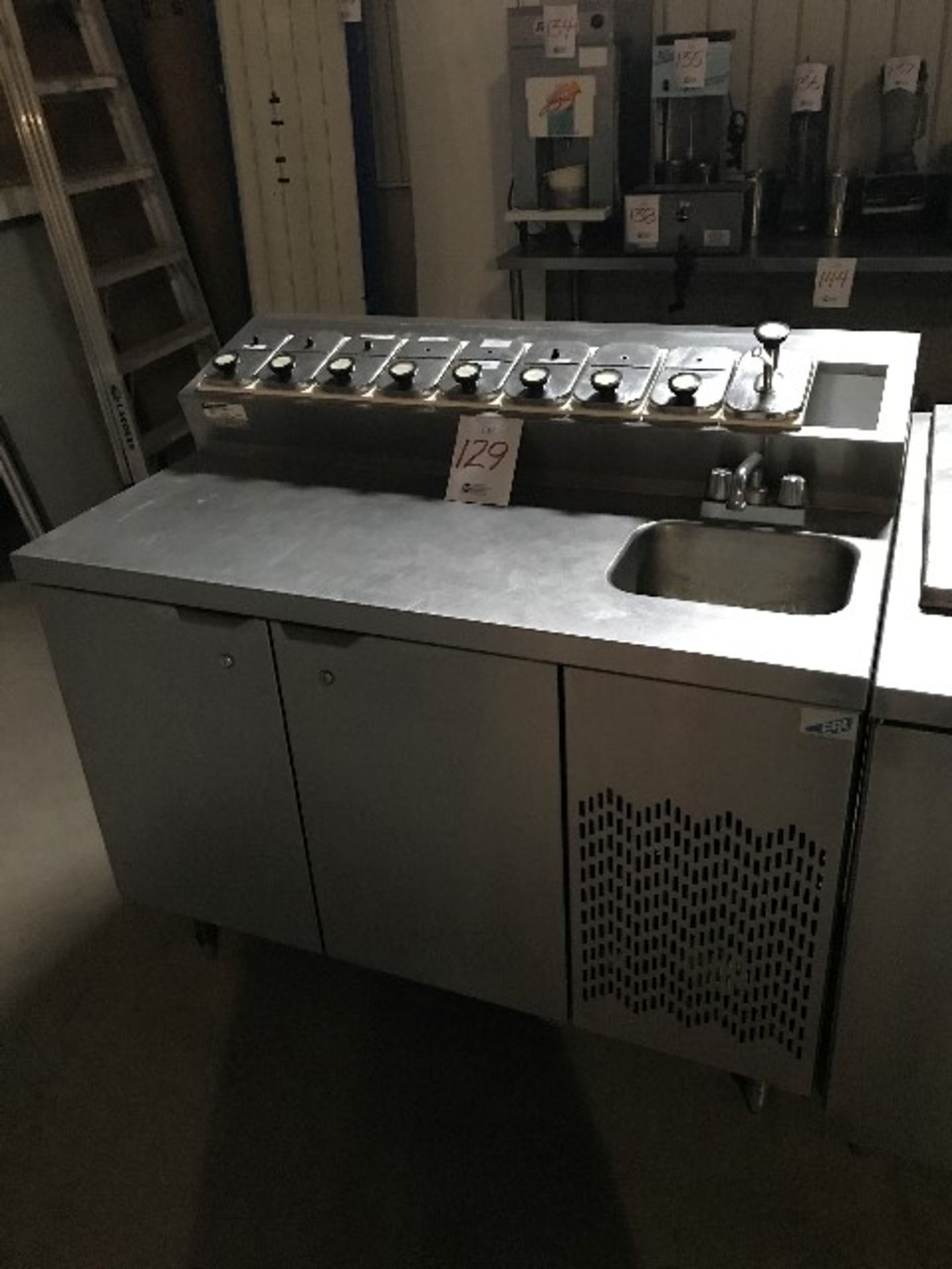 ERL FTR-48SC refrigerated counter w/sink,48”x30” - Image 2 of 2