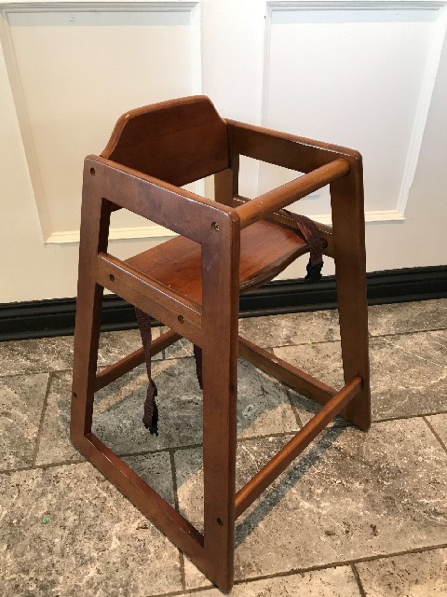 Wooden high chair