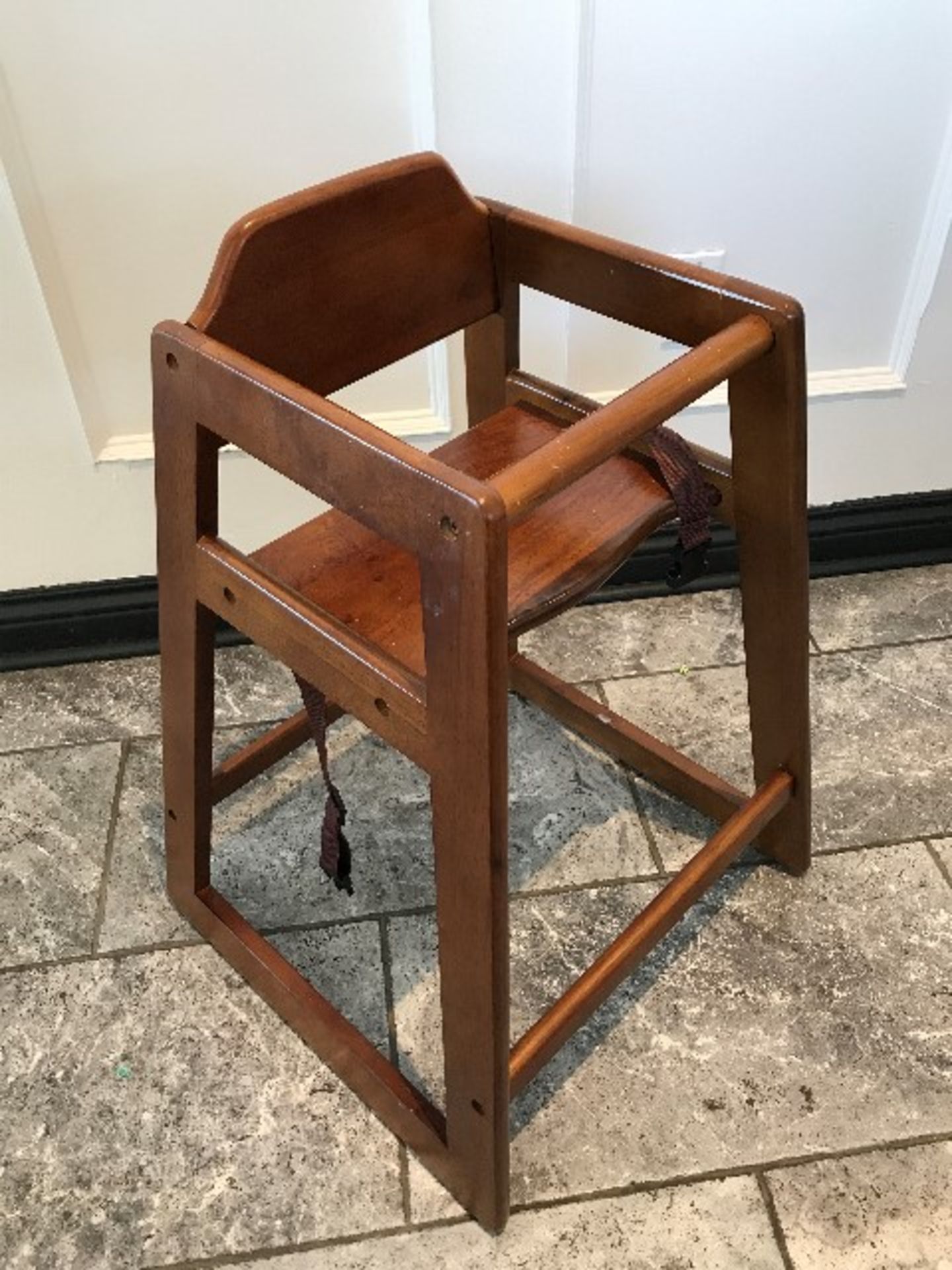 Wooden high chair