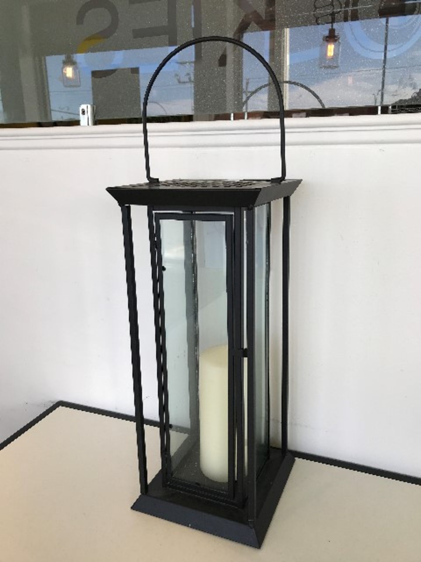 Glass lanterns,2pcs