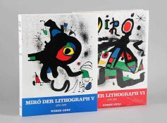 Cramer, PatrickJoan Miró, der Lithograph V und VI, 1972-1975, 1976-1981. Weber, Genf 1992. € 220