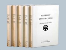 Spies/MetkenMax Ernst. Vier Bände Oeuvre-Katalog 1906-1925, 1925-1929, 1929-1938, 1939-1953.